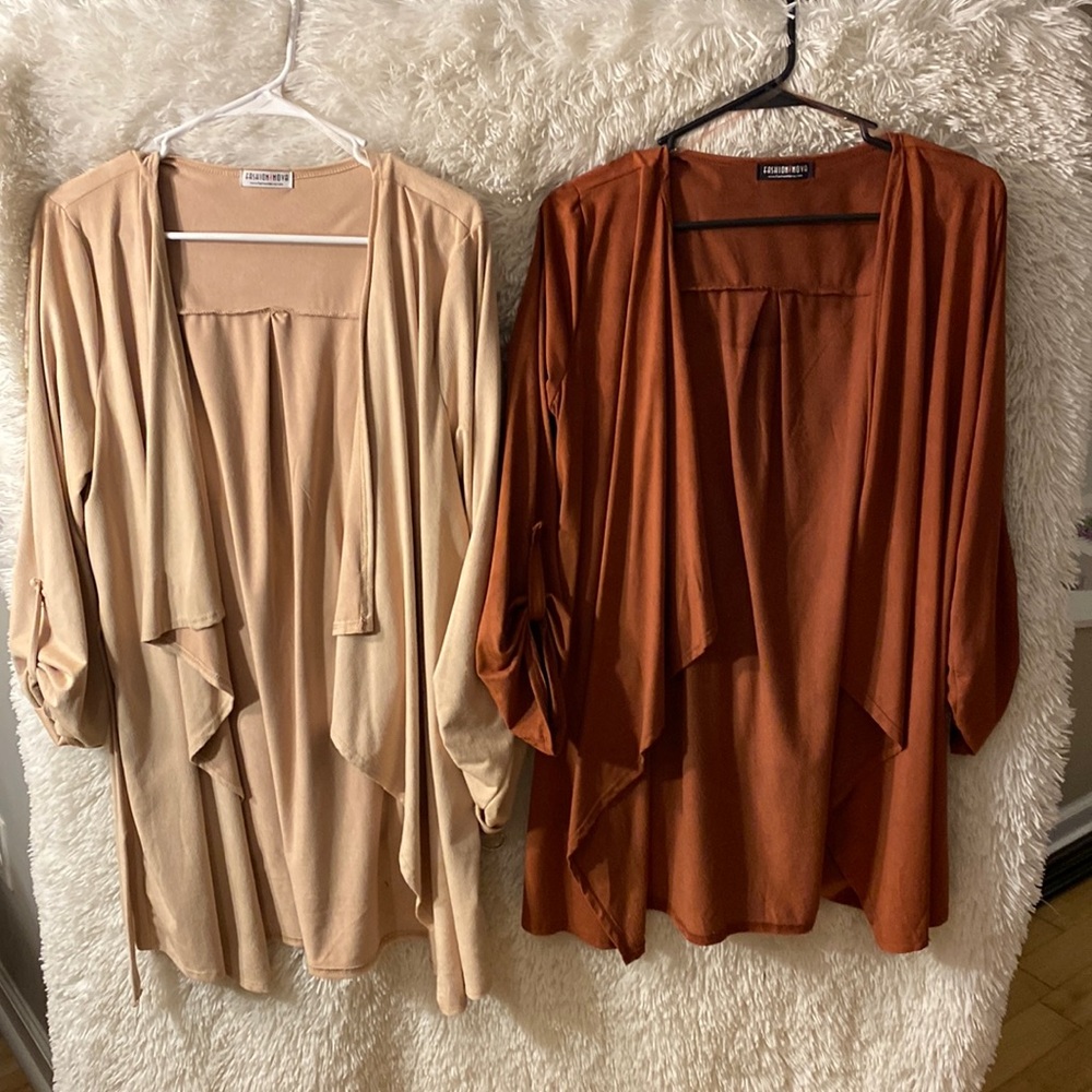 TWO Cardigans for sale. Perfect for Spring and definitely Fall!